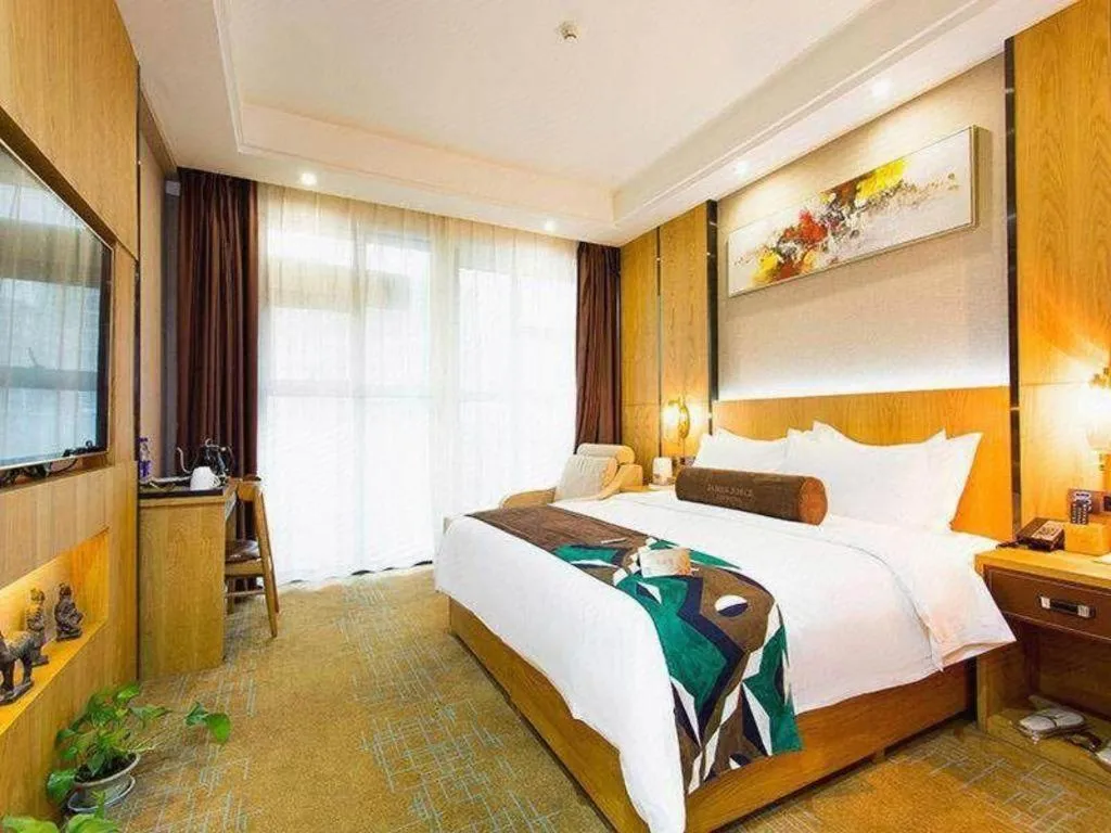 Bed in James Joyce Coffetel Xi'an Laochenggen Hongmiaopo Metro Station