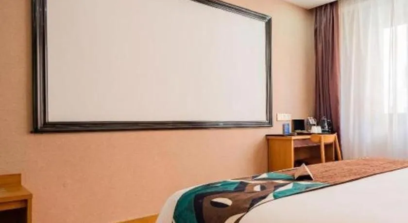 Bed in James Joyce Coffetel Xi'an Laochenggen Hongmiaopo Metro Station