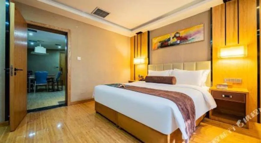 Bed in James Joyce Coffetel Xi'an Laochenggen Hongmiaopo Metro Station