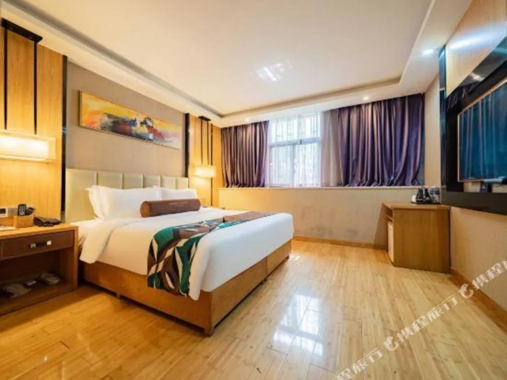 Bed in James Joyce Coffetel Xi'an Laochenggen Hongmiaopo Metro Station