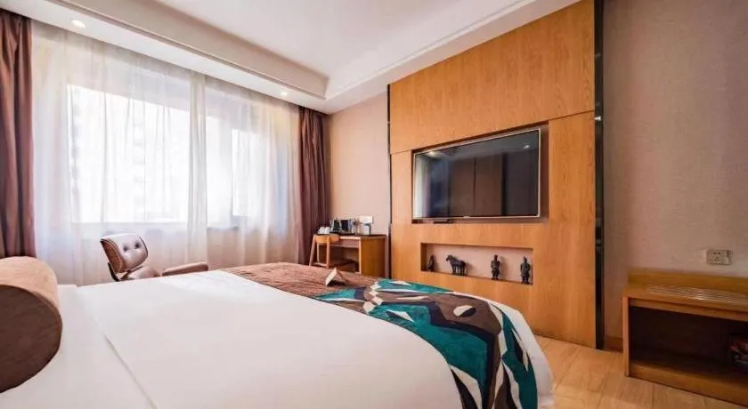 Bed in James Joyce Coffetel Xi'an Laochenggen Hongmiaopo Metro Station