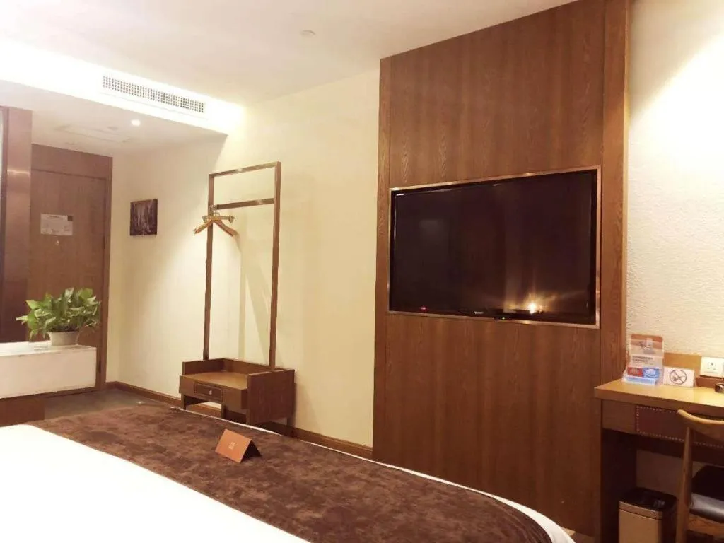 Bed in James Joyce Coffetel Shijiazhuang Century Park Shiji Huamao