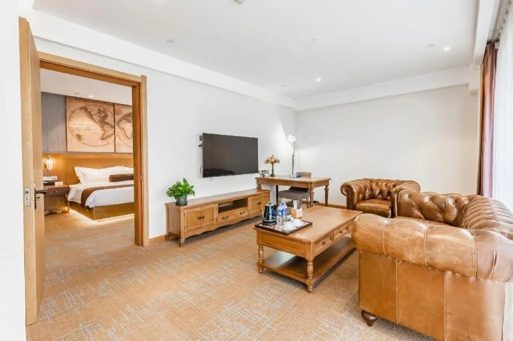 Bed in James Joyce Coffetel Shijiazhuang Century Park Shiji Huamao