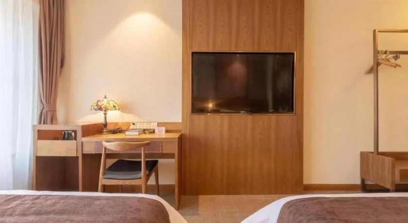 Bed in James Joyce Coffetel Shijiazhuang Century Park Shiji Huamao