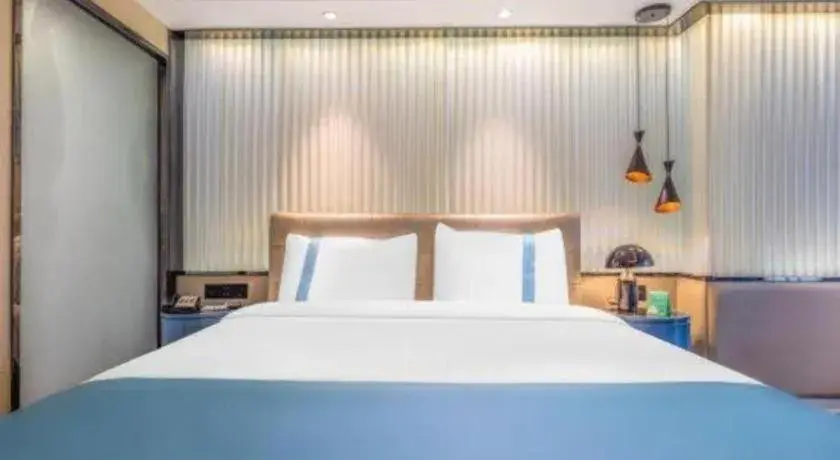 Bed in Xana Hotelle Wuhan Lingjiao Lake Wanda Plaza Branch Bed in Xana Hotelle Wuhan Lingjiao Lake Wanda Plaza Branch