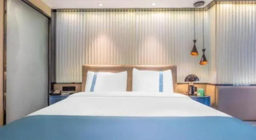 Bed in Xana Hotelle Wuhan Lingjiao Lake Wanda Plaza Branch Bed in Xana Hotelle Wuhan Lingjiao Lake Wanda Plaza Branch