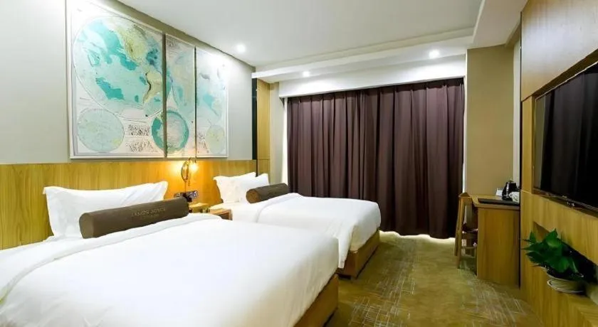 Bed in James Joyce Coffetel Beijing Qianmen Branch