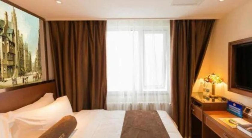 Bed in James Joyce Coffetel Beijing Qianmen Branch