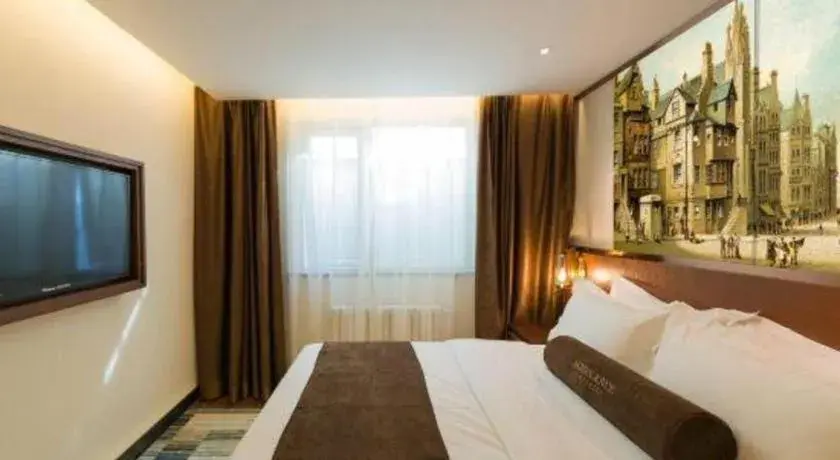 Bed in James Joyce Coffetel Beijing Qianmen Branch Bed in James Joyce Coffetel Beijing Qianmen Branch