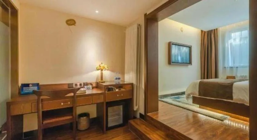 Bed in James Joyce Coffetel Beijing Qianmen Branch