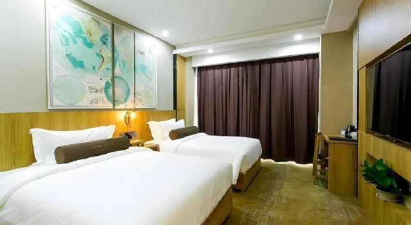 Bed in James Joyce Coffetel Beijing Qianmen Branch