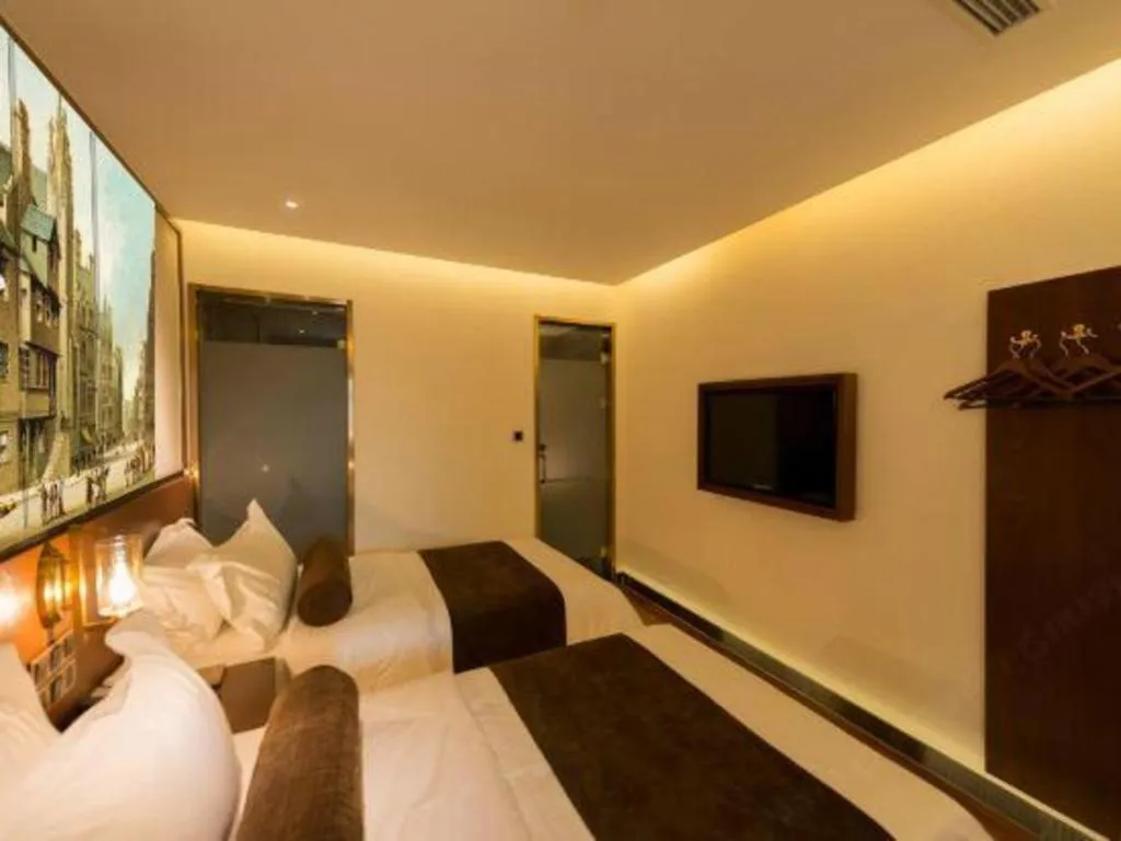 Bed in James Joyce Coffetel Beijing Qianmen Branch