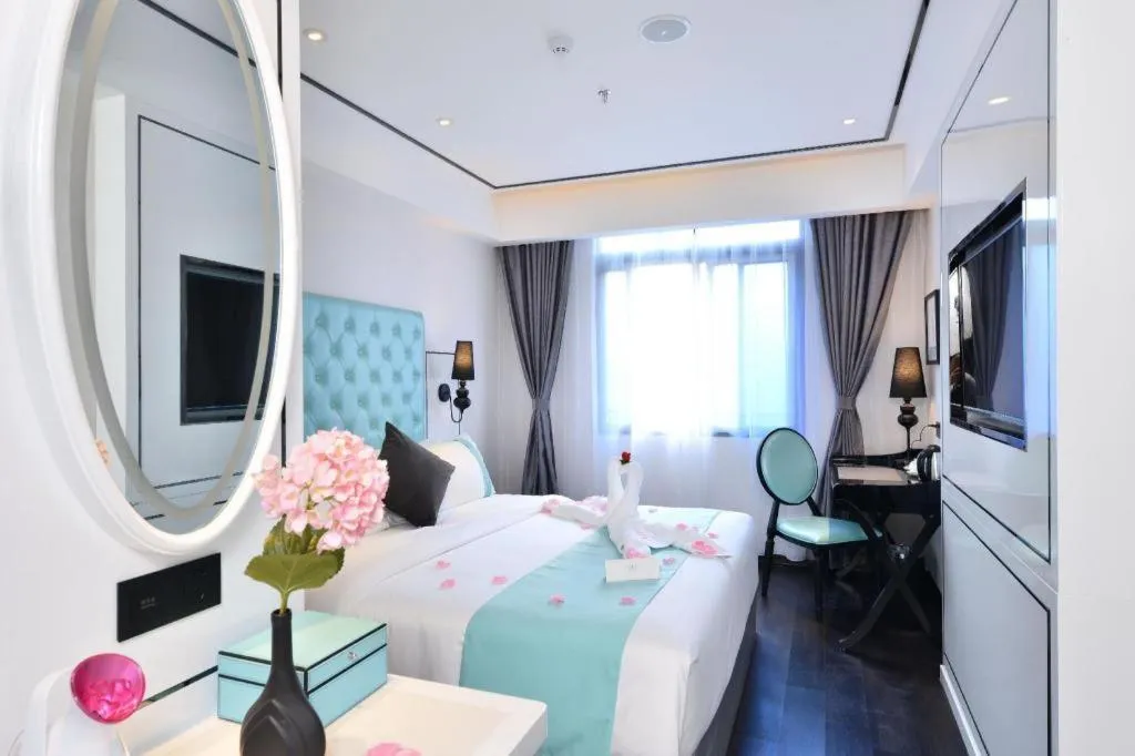 Bed in Xana Hotelle Guangzhou Tiyuxi Road Metro Station Branch