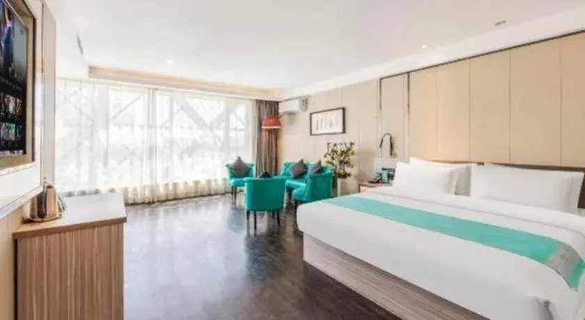 Bed in Xana Lite Beijing Liangxiang University City Branch Bed in Xana Lite Beijing Liangxiang University City Branch