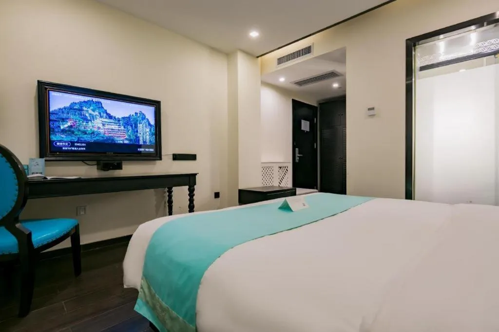 Bed in Xana Hotelle XiAn Railway Station Wulukou Wanda Plaza Branch