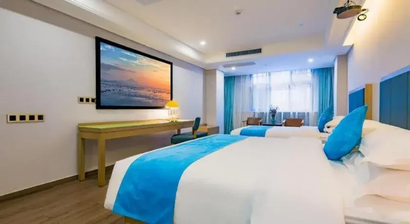 Bed in Xana Hotelle XiAn Railway Station Wulukou Wanda Plaza Branch Bed in Xana Hotelle XiAn Railway Station Wulukou Wanda Plaza Branch