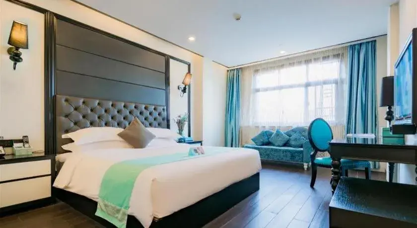 Bed in Xana Hotelle XiAn Railway Station Wulukou Wanda Plaza Branch Bed in Xana Hotelle XiAn Railway Station Wulukou Wanda Plaza Branch