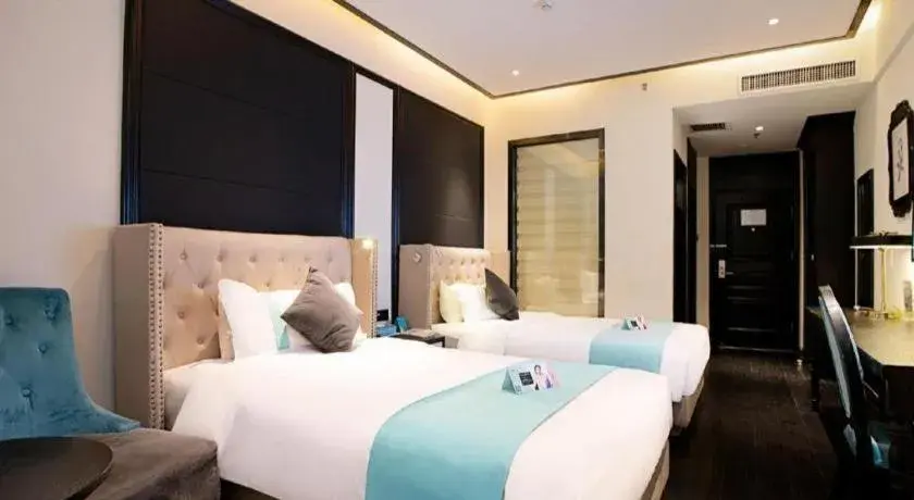 Bed in Xana Hotelle Zhengzhou Guoji Branch Bed in Xana Hotelle Zhengzhou Guoji Branch