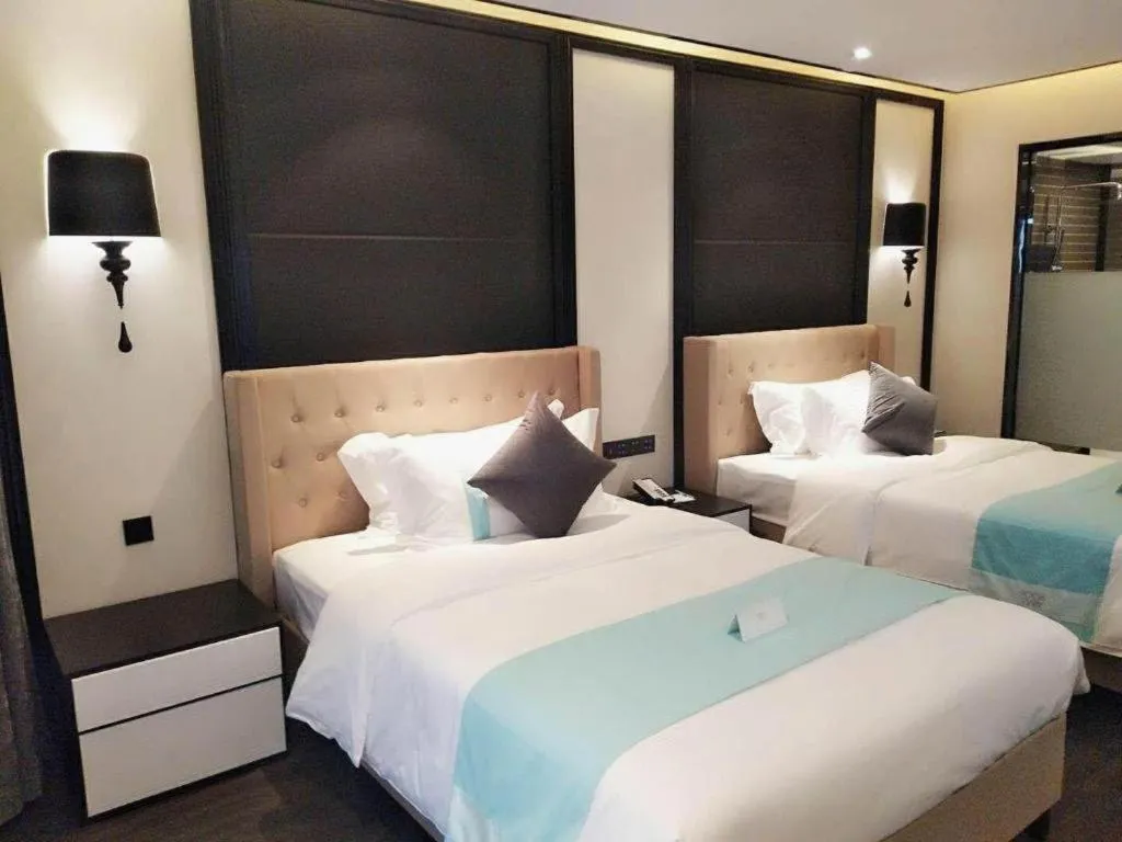 Bed in Xana Hotelle Zhengzhou Guoji Branch