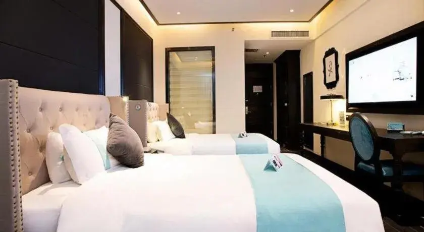 Bed in Xana Hotelle Zhengzhou Guoji Branch Bed in Xana Hotelle Zhengzhou Guoji Branch