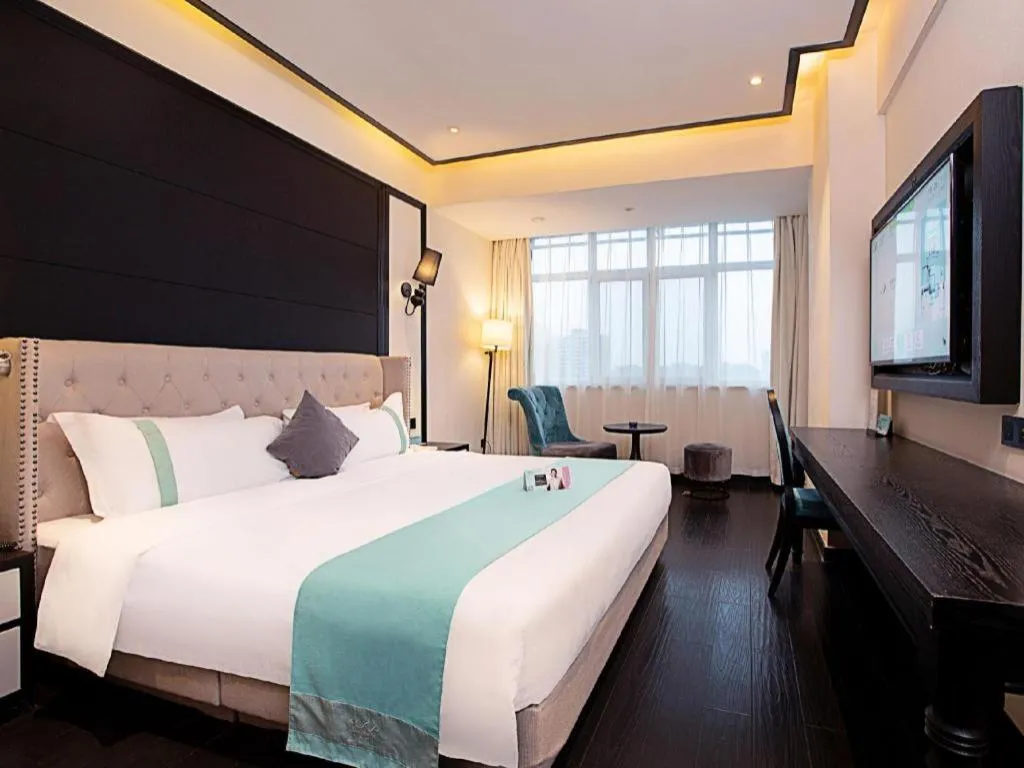 Bed in Xana Hotelle Zhengzhou Guoji Branch