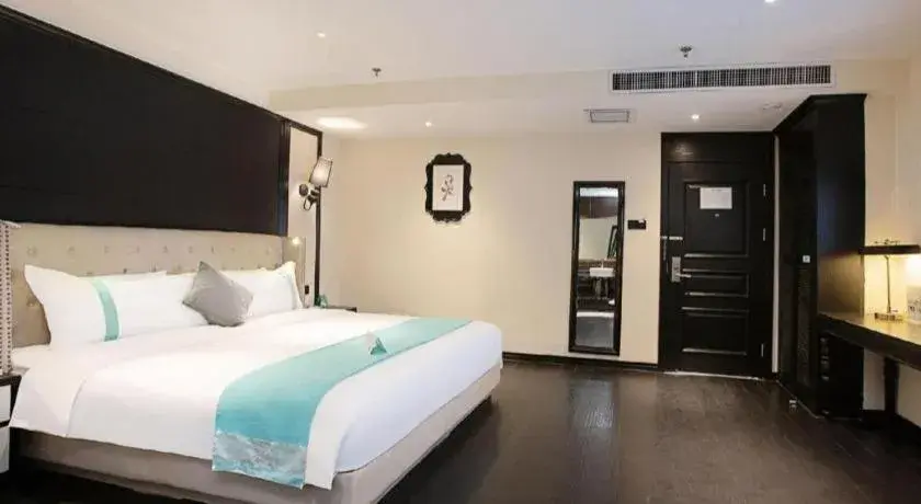 Bed in Xana Hotelle Zhengzhou Guoji Branch Bed in Xana Hotelle Zhengzhou Guoji Branch