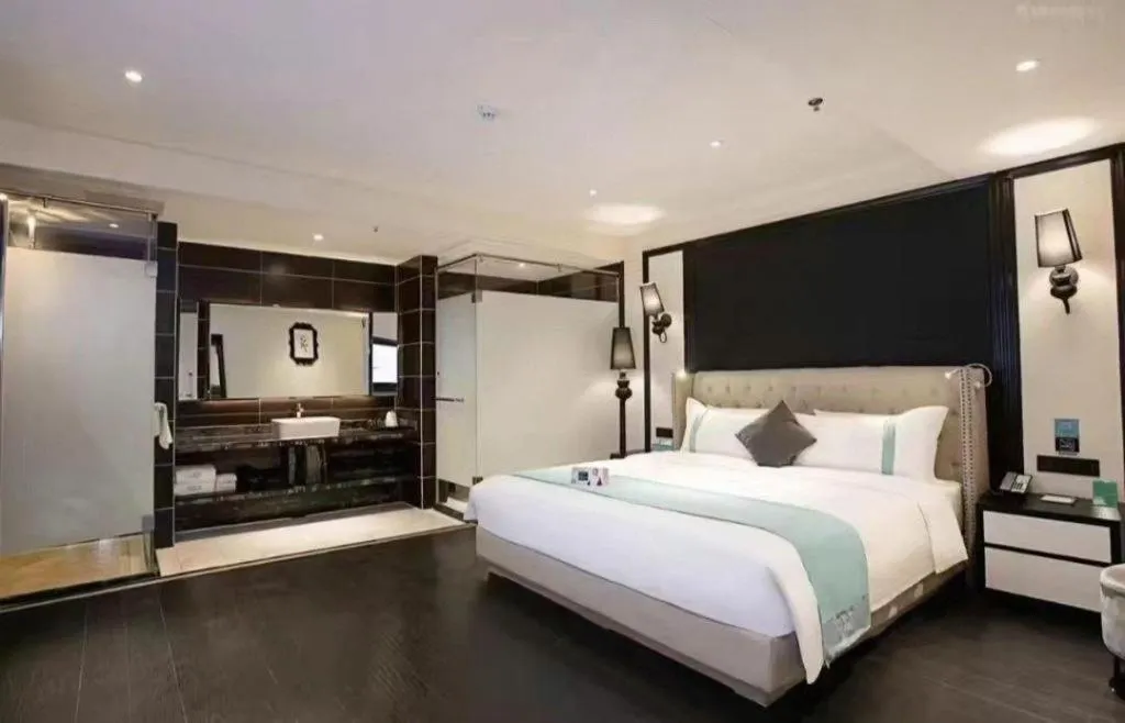 Bed in Xana Hotelle Zhengzhou Guoji Branch