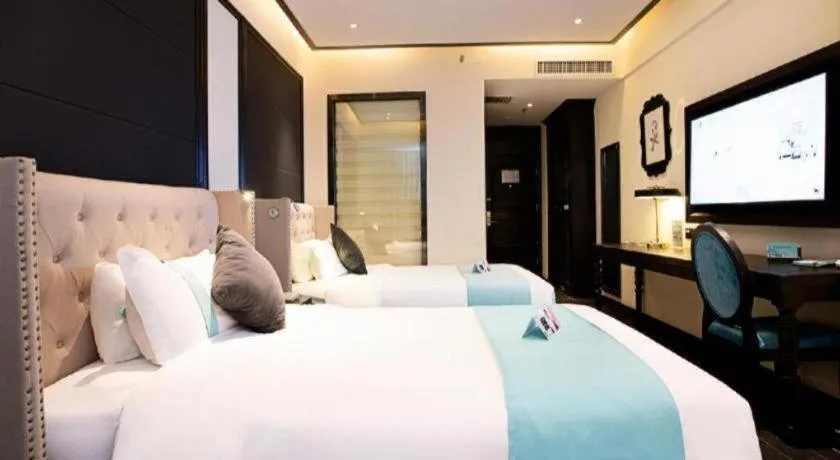 Bed in Xana Hotelle Zhengzhou Guoji Branch