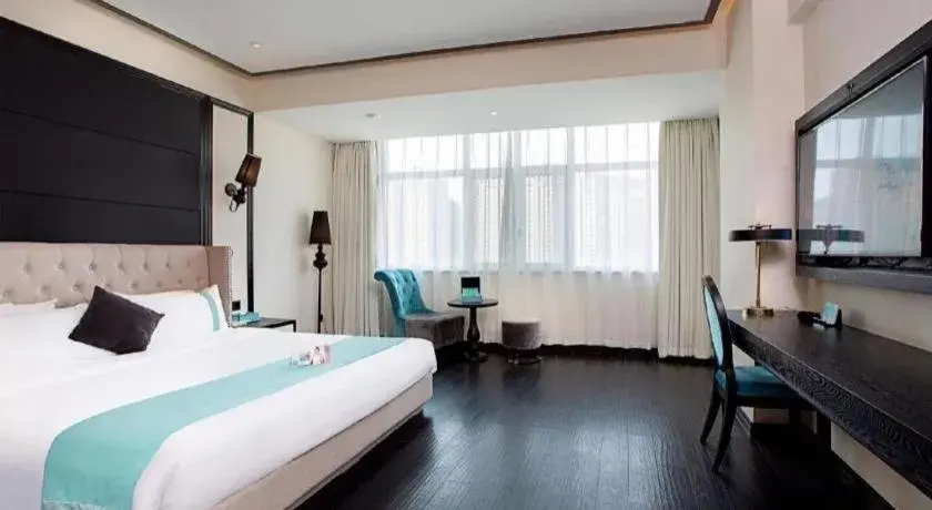 Bed in Xana Hotelle Zhengzhou Guoji Branch Bed in Xana Hotelle Zhengzhou Guoji Branch