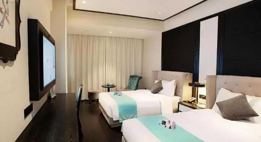 Bed in Xana Hotelle Zhengzhou Guoji Branch Bed in Xana Hotelle Zhengzhou Guoji Branch