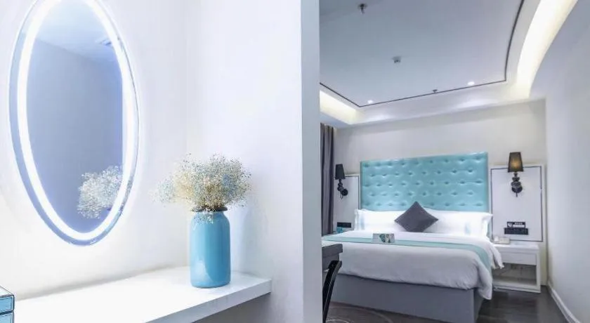 Bed in Xana Hotelle Xi'an GONG IP South Gate of Zhonglou