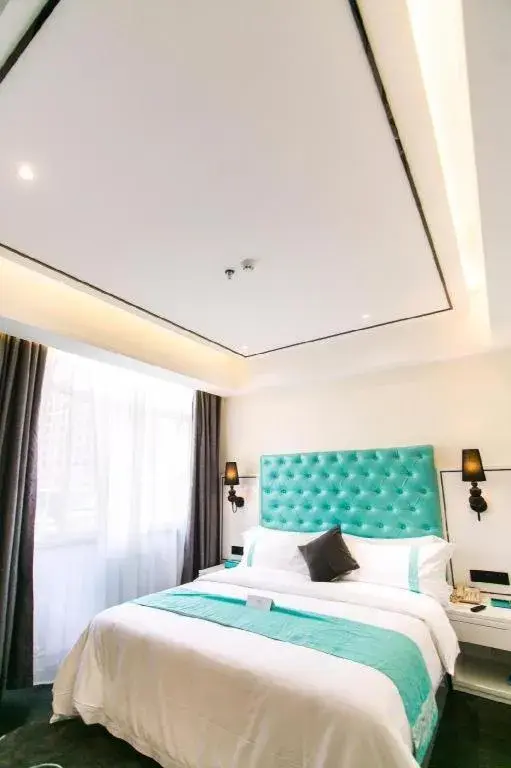 Bed in Xana Hotelle Xi'an GONG IP South Gate of Zhonglou Bed in Xana Hotelle Xi'an GONG IP South Gate of Zhonglou