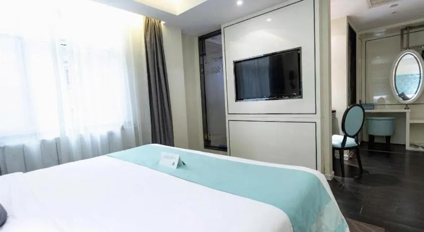 Bed in Xana Hotelle Xi'an GONG IP South Gate of Zhonglou