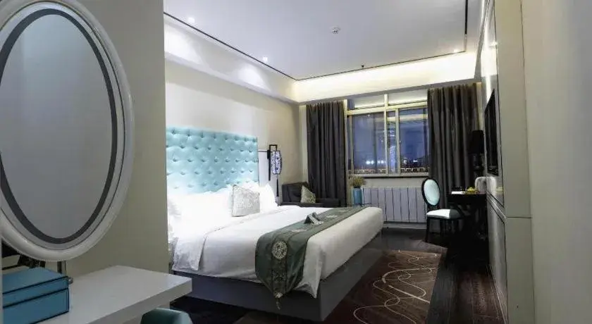 Bed in Xana Hotelle Xi'an GONG IP South Gate of Zhonglou Bed in Xana Hotelle Xi'an GONG IP South Gate of Zhonglou