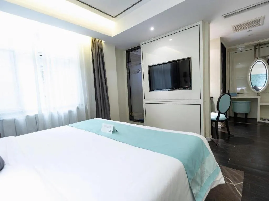 Bed in Xana Hotelle Xi'an GONG IP South Gate of Zhonglou