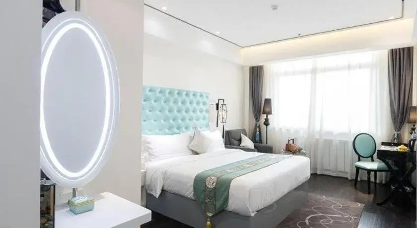 Bed in Xana Hotelle Xi'an GONG IP South Gate of Zhonglou Bed in Xana Hotelle Xi'an GONG IP South Gate of Zhonglou