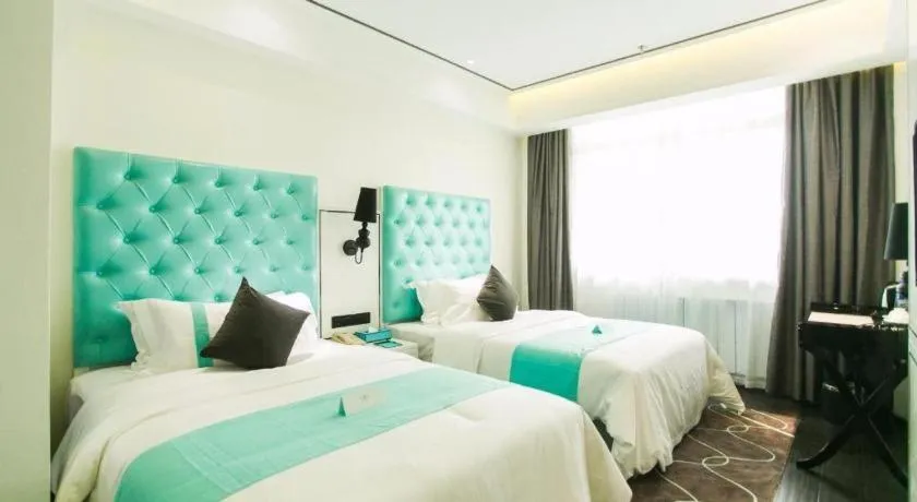 Bed in Xana Hotelle Xi'an GONG IP South Gate of Zhonglou