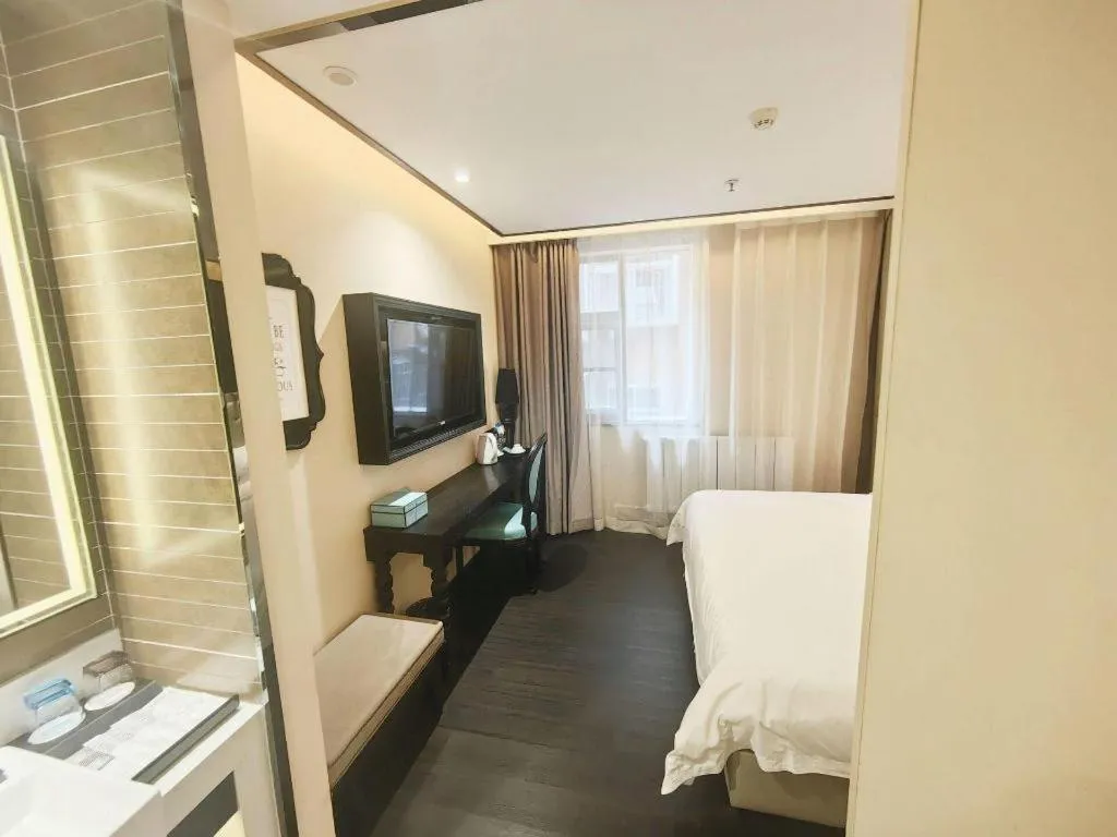 Bed in Xana Hotelle Xi'an GONG IP South Gate of Zhonglou