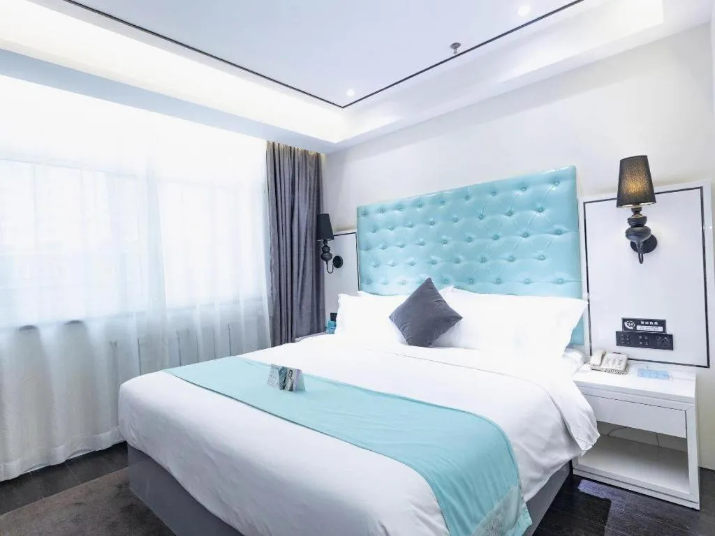 Bed in Xana Hotelle Xi'an GONG IP South Gate of Zhonglou