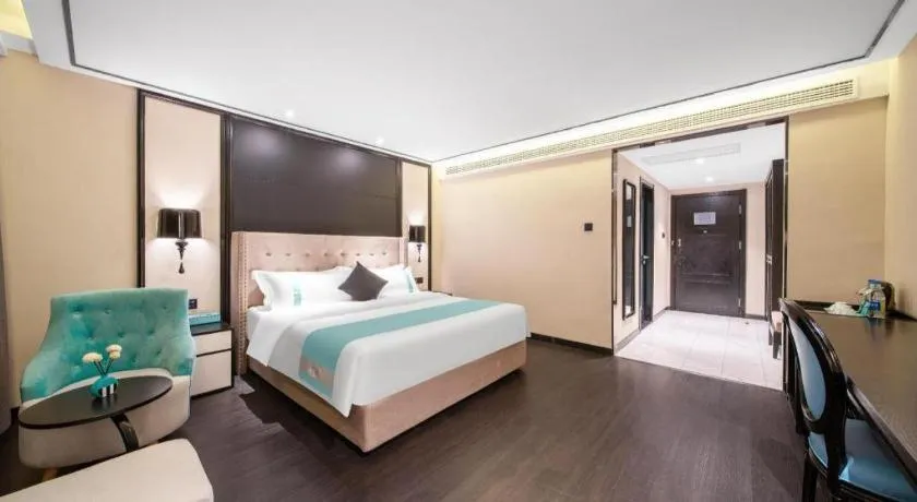 Bed in Xana Hotelle Jinan Daminghu North Gate