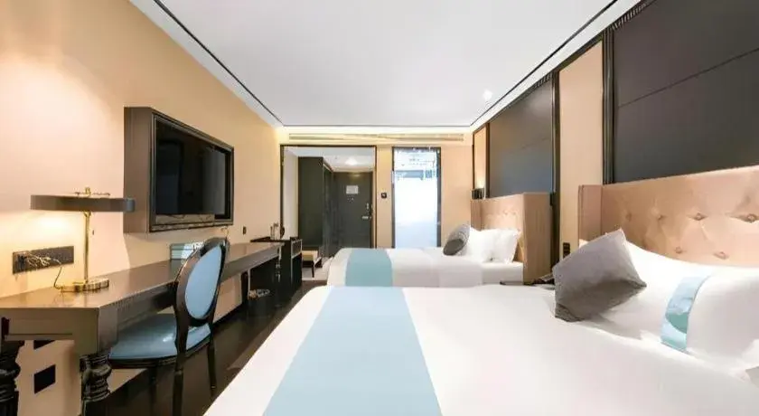 Bed in Xana Hotelle Jinan Daminghu North Gate Bed in Xana Hotelle Jinan Daminghu North Gate