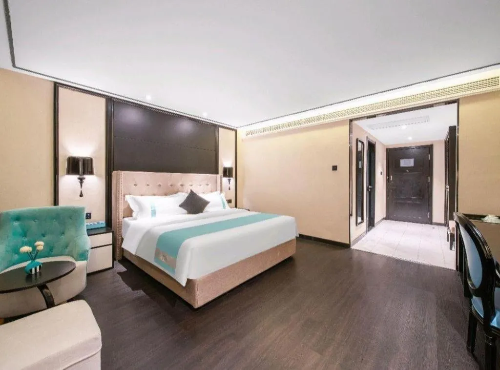 Bed in Xana Hotelle Jinan Daminghu North Gate