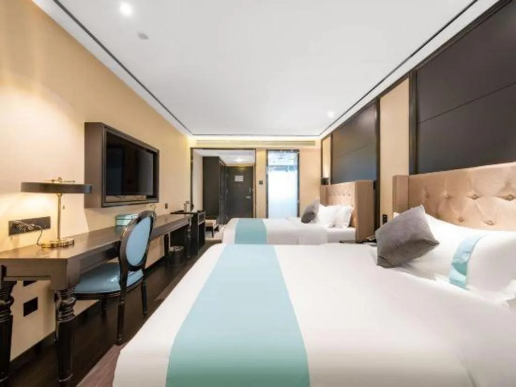 Bed in Xana Hotelle Jinan Daminghu North Gate