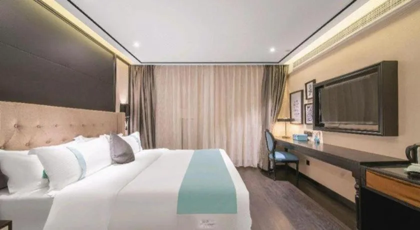 Bed in Xana Hotelle Jinan Daminghu North Gate