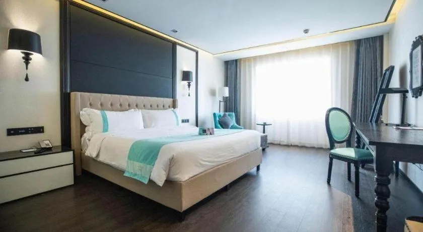 Bed in Xana Hotelle Jinan Daminghu North Gate