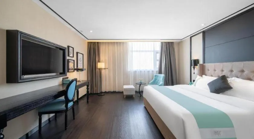 Bed in Xana Hotelle Jinan Daminghu North Gate