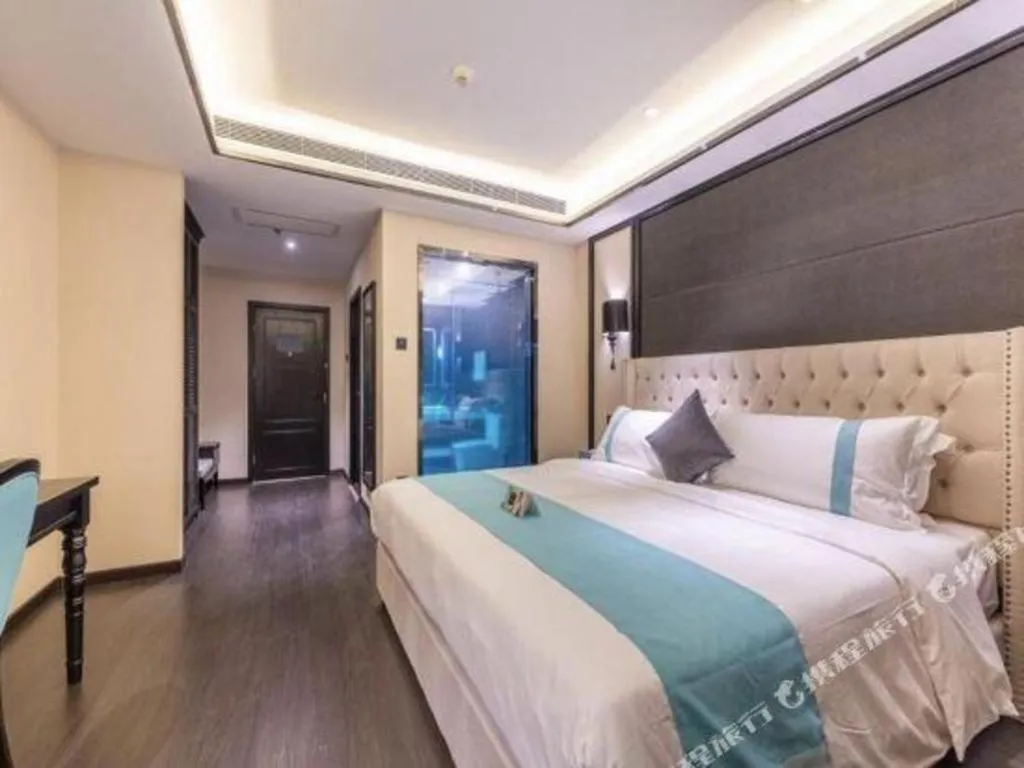 Bed in Xana Hotelle Jinan Daminghu North Gate