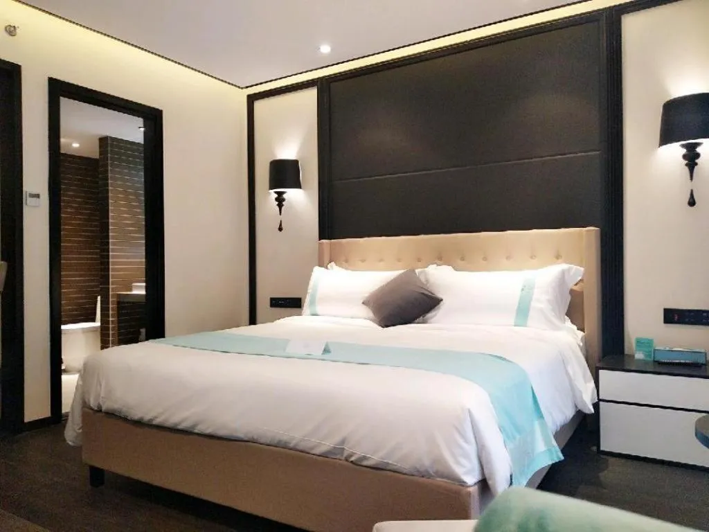 Bed in Xana Hotelle Jinan Daminghu North Gate