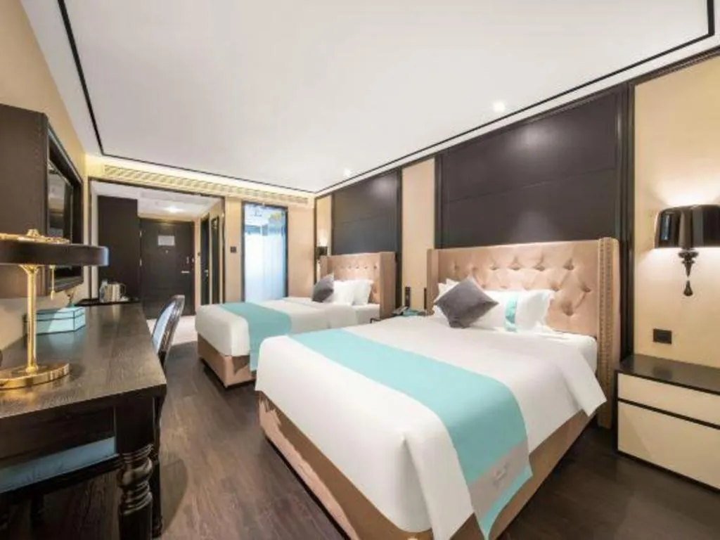 Bed in Xana Hotelle Jinan Daminghu North Gate