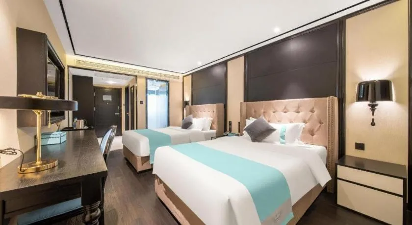 Bed in Xana Hotelle Jinan Daminghu North Gate